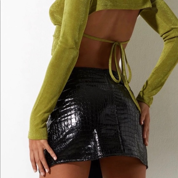 Motel rocks snake print skirt - Picture 2 of 4